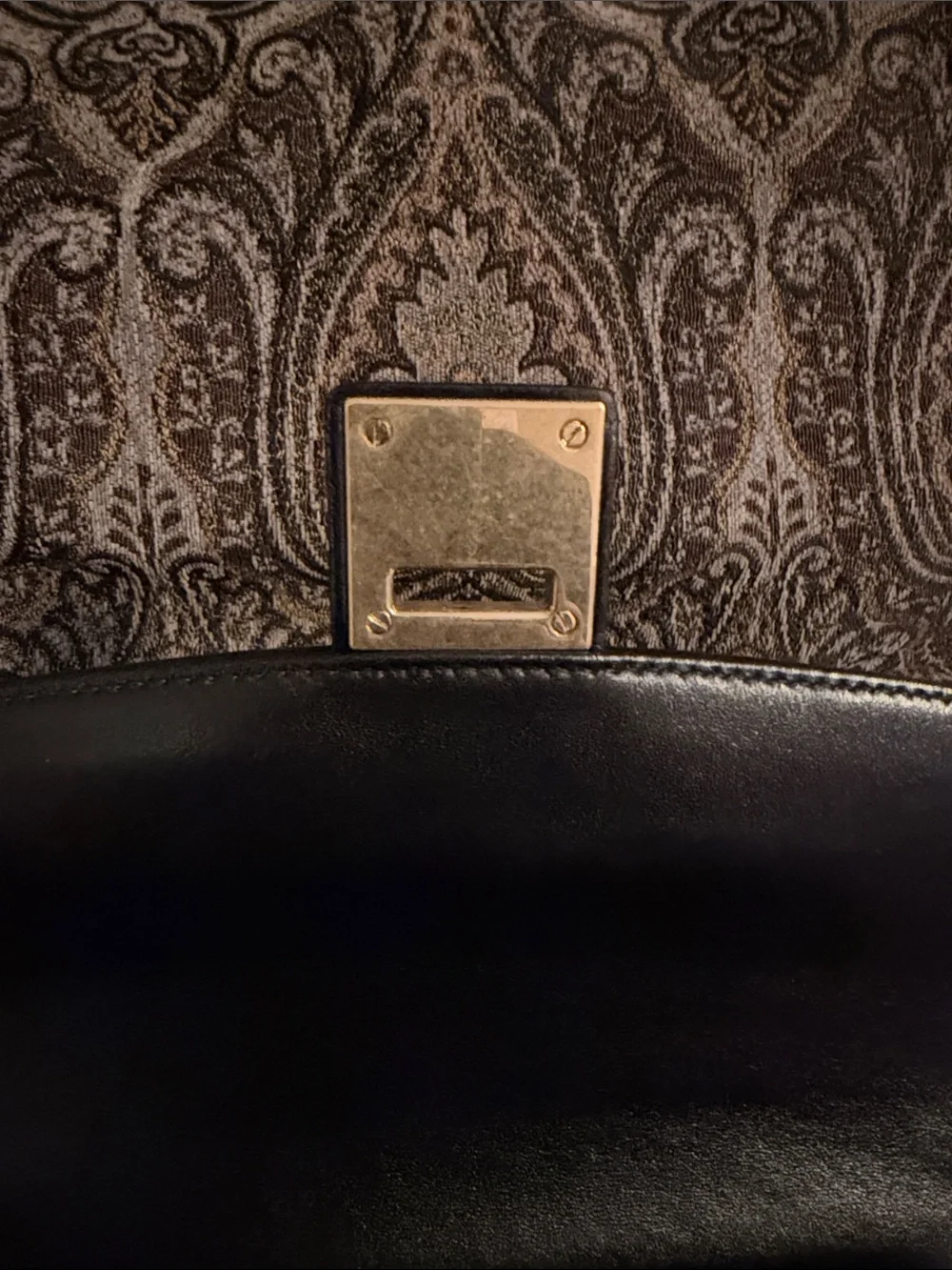 Salvatore Ferragamo Black Quilted Leather Shoulder Bag with Gold Chain Strap